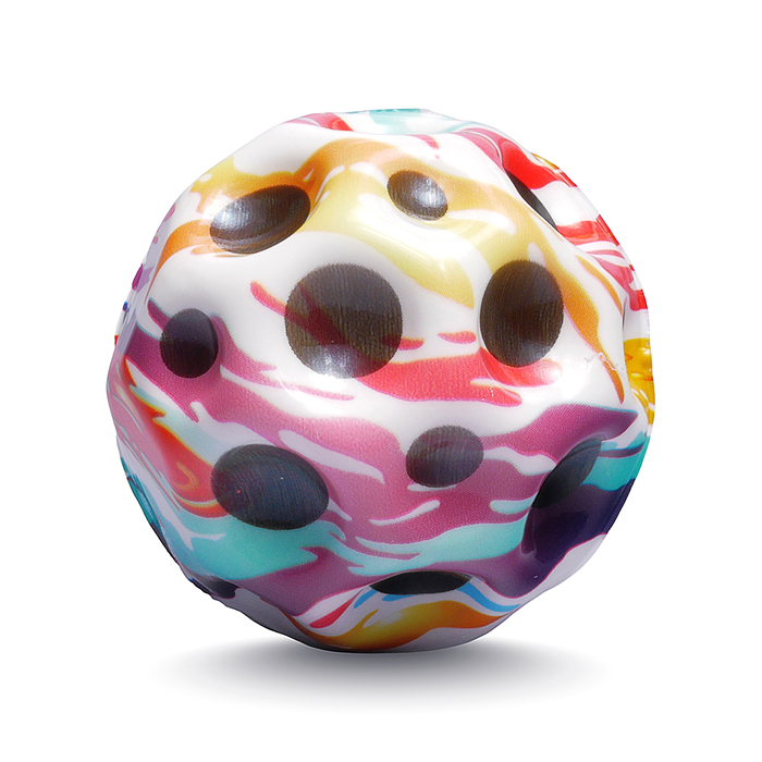Мяч детский 00-7966 "Цветовой взрыв" PU (7см) в коробке
