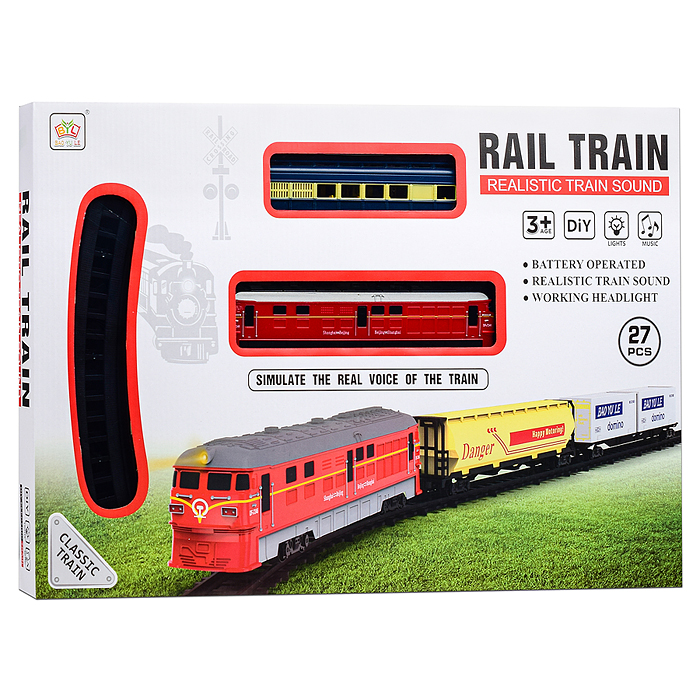 Железная дорога 5018B "Время дорог" (свет, звук) в коробке