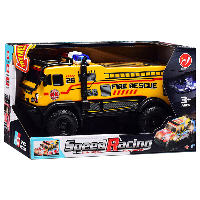 Машина YD085-2 "Броневик" 1:18, свет, звук, в коробке