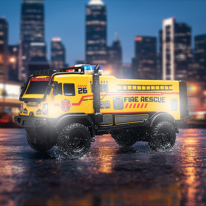 Машина YD085-2 "Броневик" 1:18, свет, звук, в коробке