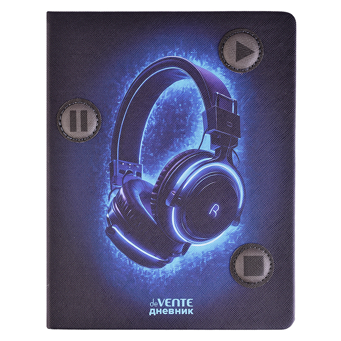 Дневник 1-11 кл. "Headphones" 48 листов, белая бумага 80 г/м², печать в 1 краску