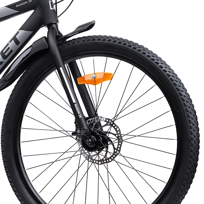 Велосипед 26" Rocket Ranon 26, цвет черный, размер 16"