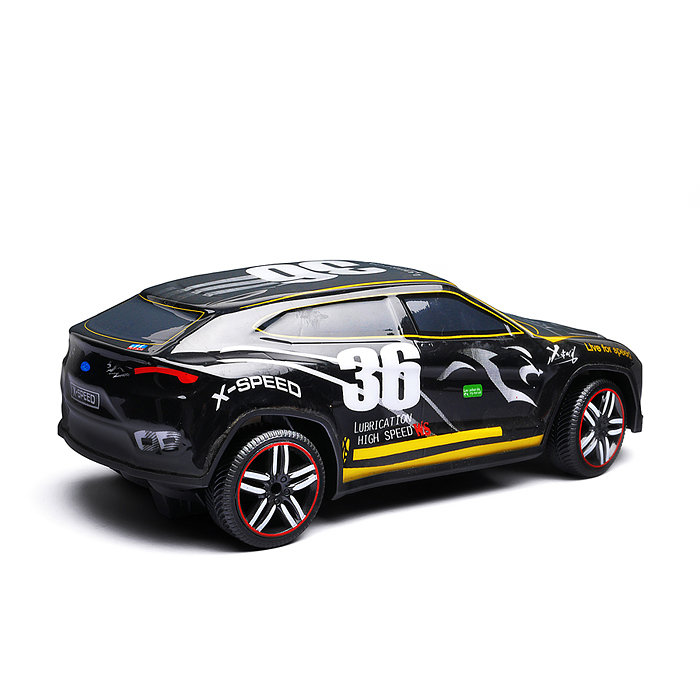 Машина 698-36 "Супер гонщик" на р/у, 27 MHz, в коробке