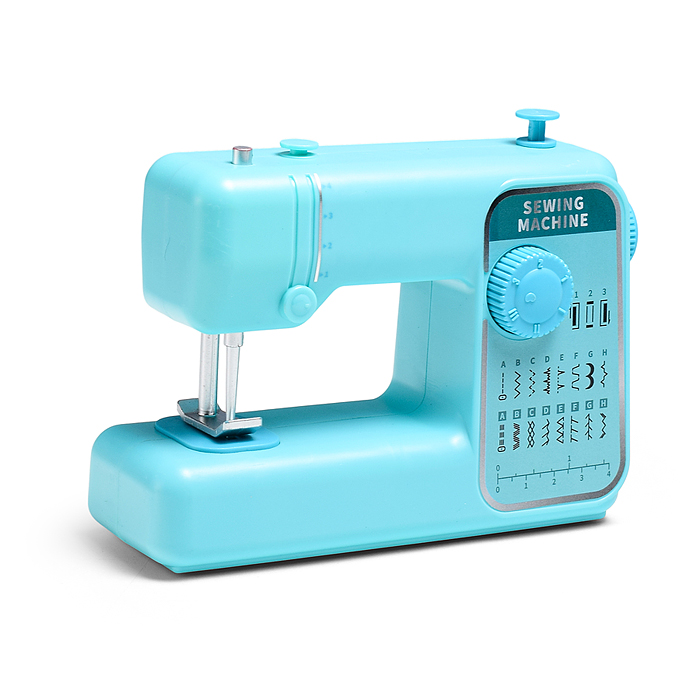 Бытовая техника HJ631 "Швейная машинка" в коробке (цвет голубой)