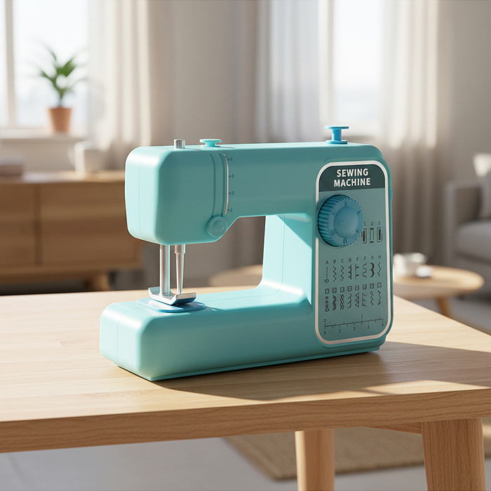 Бытовая техника HJ631 "Швейная машинка" в коробке (цвет голубой)