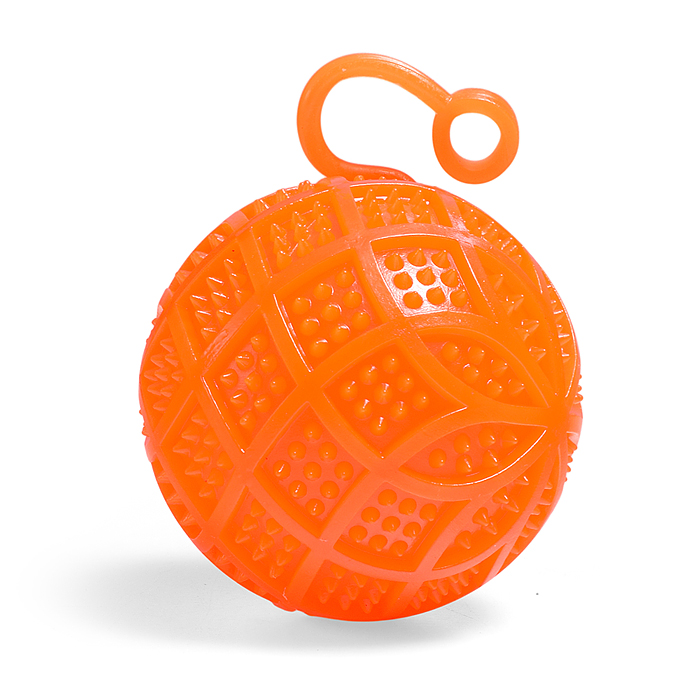 Игрушка-пищалка 00-8177 "Узорный круглик" (7,5 см) в коробке