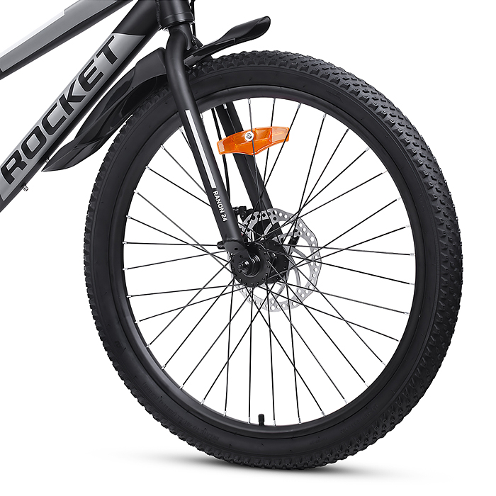 Велосипед 24" Rocket Ranon 24, цвет черный, размер 11"