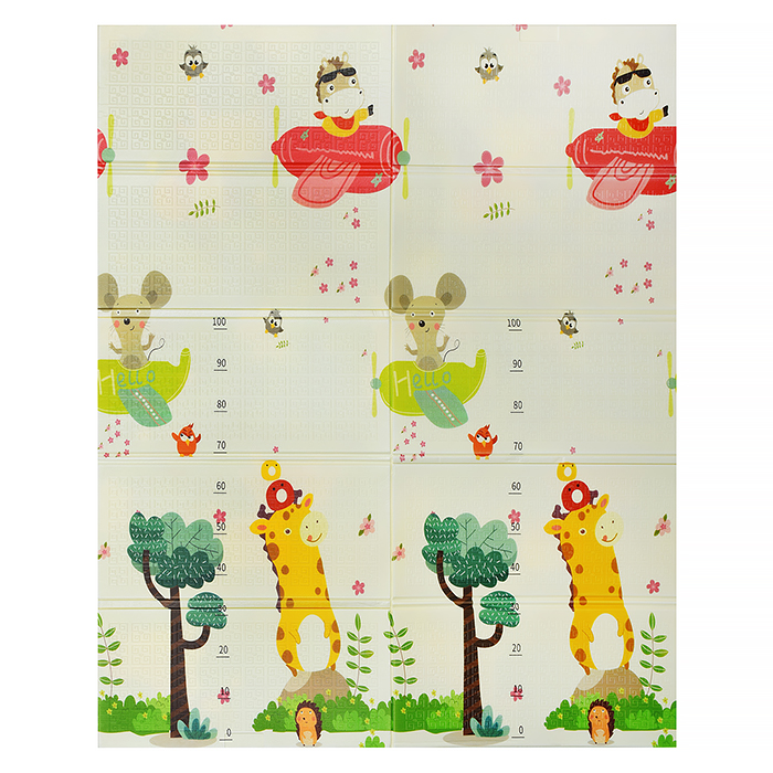 Коврик развивающий 00-1201 "Веселые животные" (150*180*0.8cm)