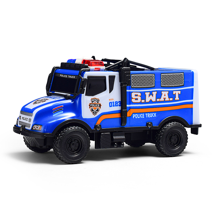 Машина YD085-4 "Перевозчик" 1:18, свет, звук, в коробке