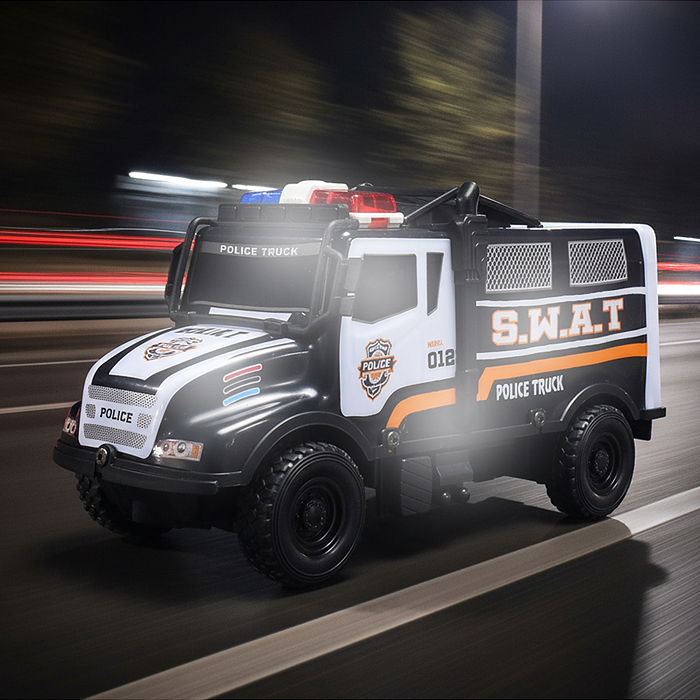 Машина YD085-4 "Перевозчик" 1:18, свет, звук, в коробке