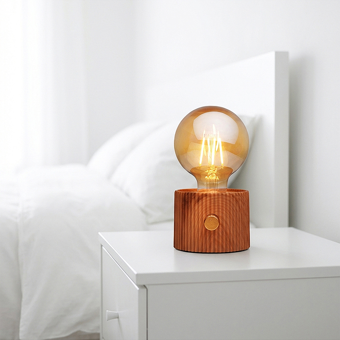 Светильник 00-8065 "Лампочка" (цвет коричневый) в коробке