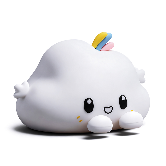 Ночник 00-8060 "Облачко с радугой" в коробке