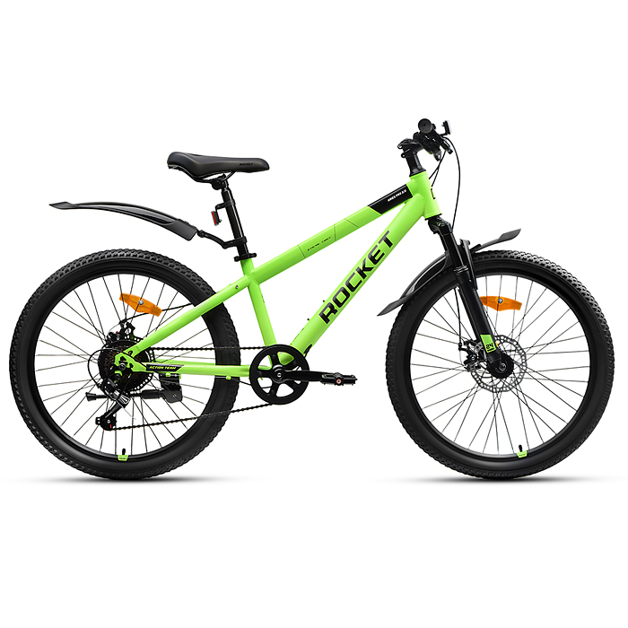 Велосипед 24" Rocket Aries Pro 2.0 , цвет зеленый, размер 13"