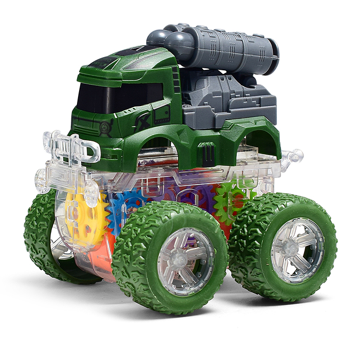 Машина YM-1101A "Военный трюк" в коробке