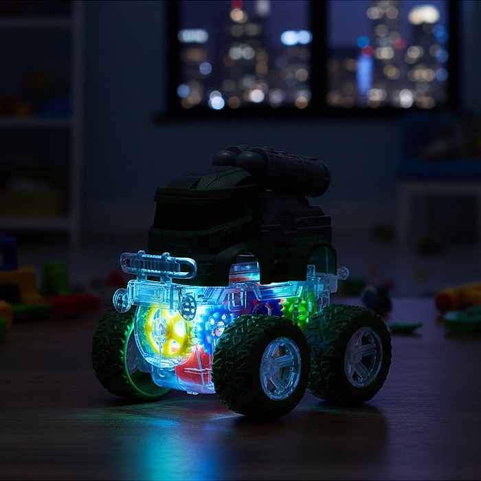 Машина YM-1101A "Военный трюк" в коробке