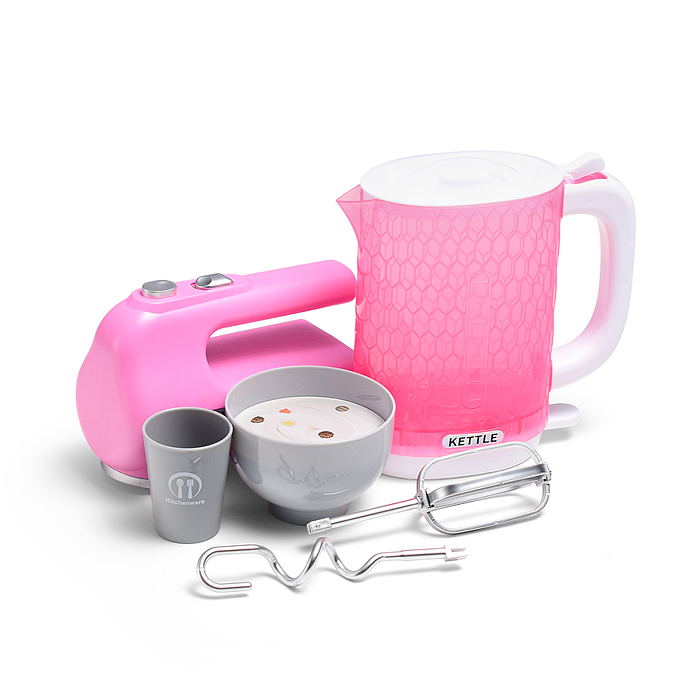 Бытовая техника HJ648 "Электрический чайник с миксером" в коробке