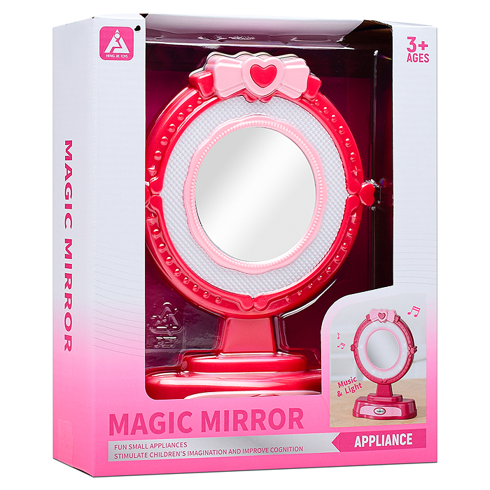 Бытовая техника HJ643 "Зеркало"( свет, звук) в коробке