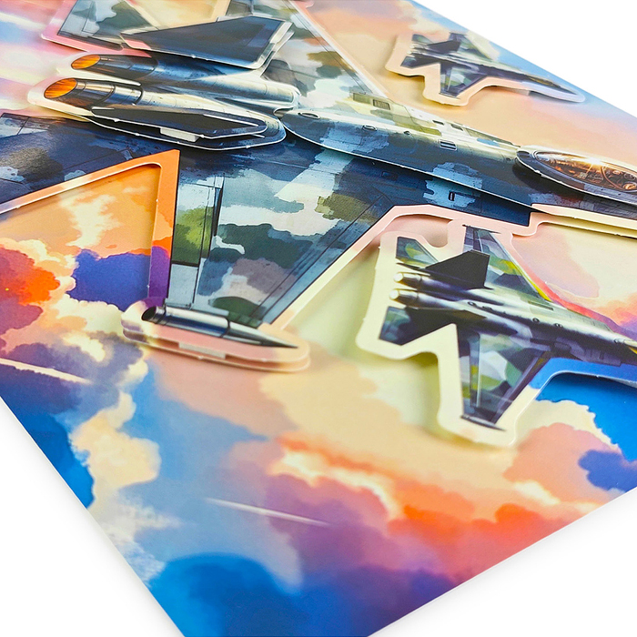 3Д аппликация. Танк. Истребитель. Авианосец