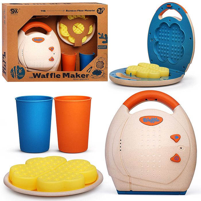 Набор посуды-бытовая техника SK313D "Вафельница" в коробке