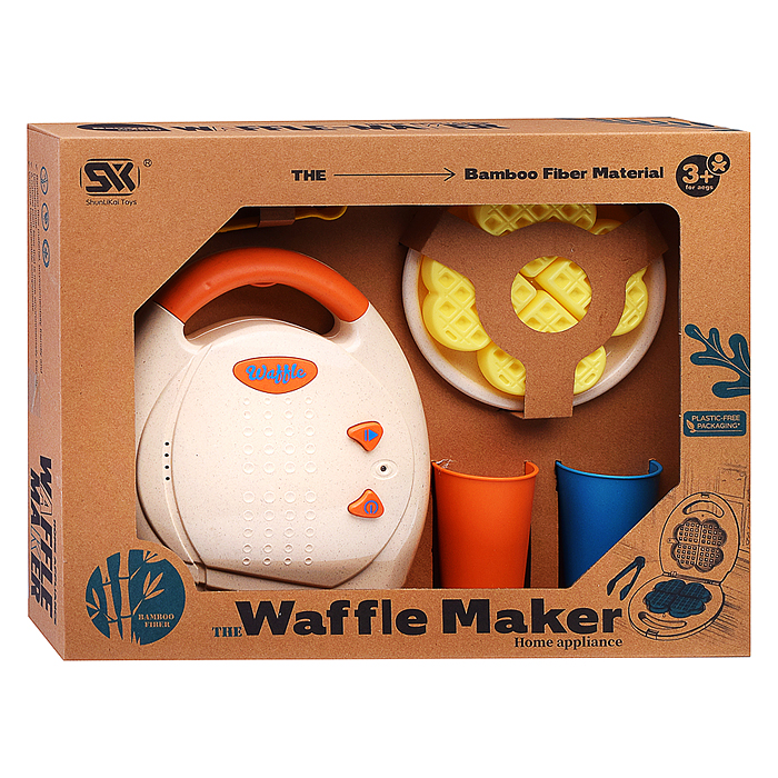 Набор посуды-бытовая техника SK313D "Вафельница" в коробке