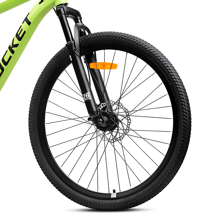 Велосипед 26" Rocket Rower, цвет салатовый, размер 18"