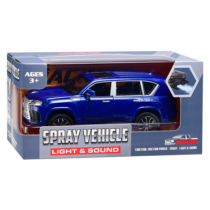 Машина YM-9933B "Внедорожник" (свет, звук) в коробке