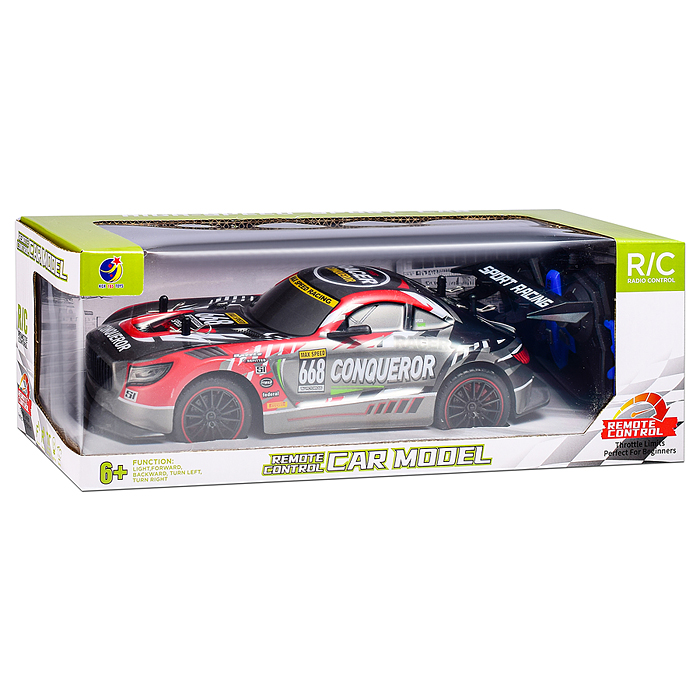 Машина KQX165-R12 "Молния" р/у, 27 MHz. в коробке