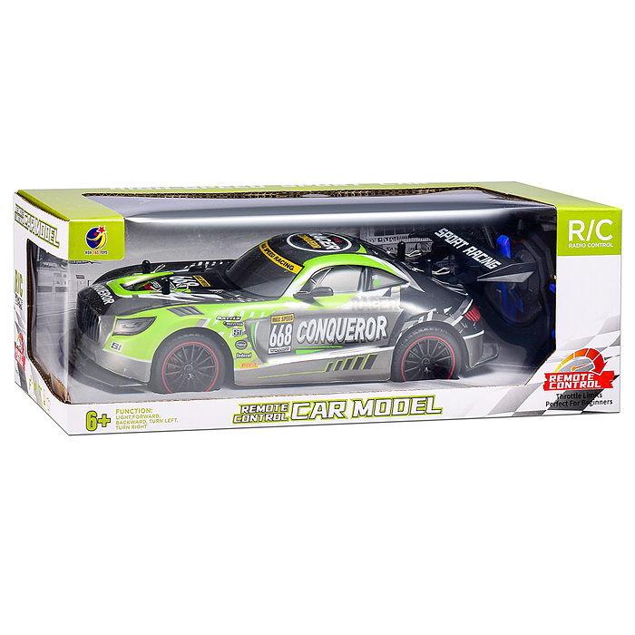 Машина KQX165-R12 "Молния" р/у, 27 MHz. в коробке