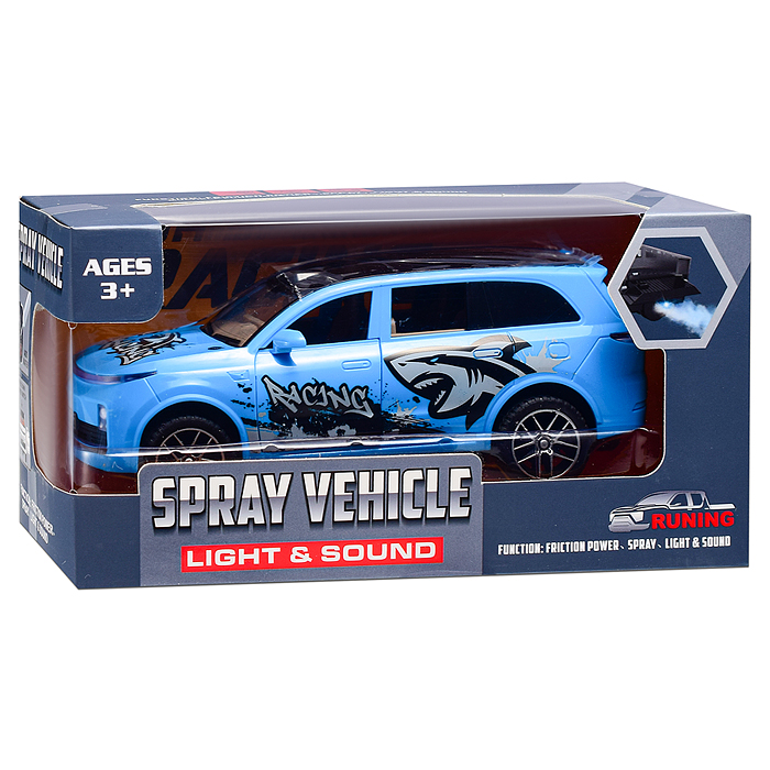 Машина YM-9929B "Неудержимый" (свет, звук) в коробке