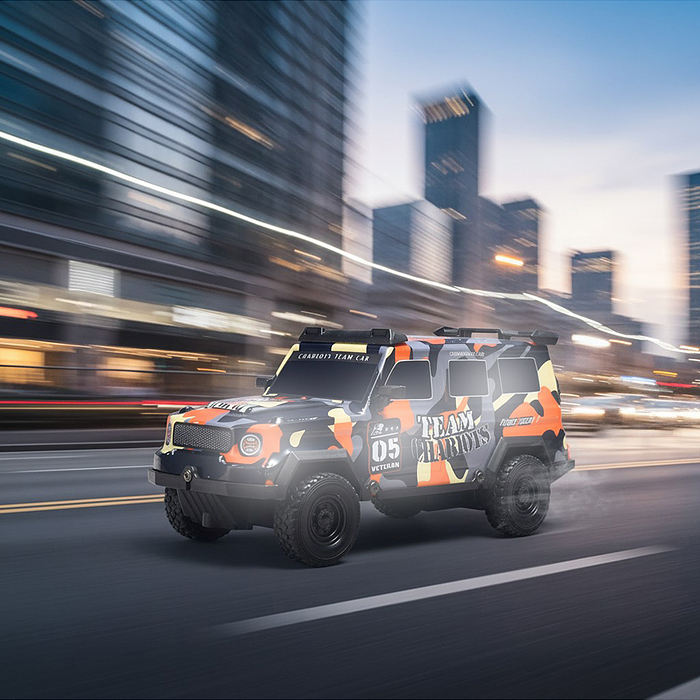 Машина YD085-6 "Яркая скорость" 1:18, свет, звук, в коробке