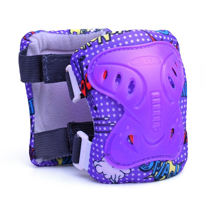 Комплект защиты для катания 00-3797 (цвет фиолетовый)