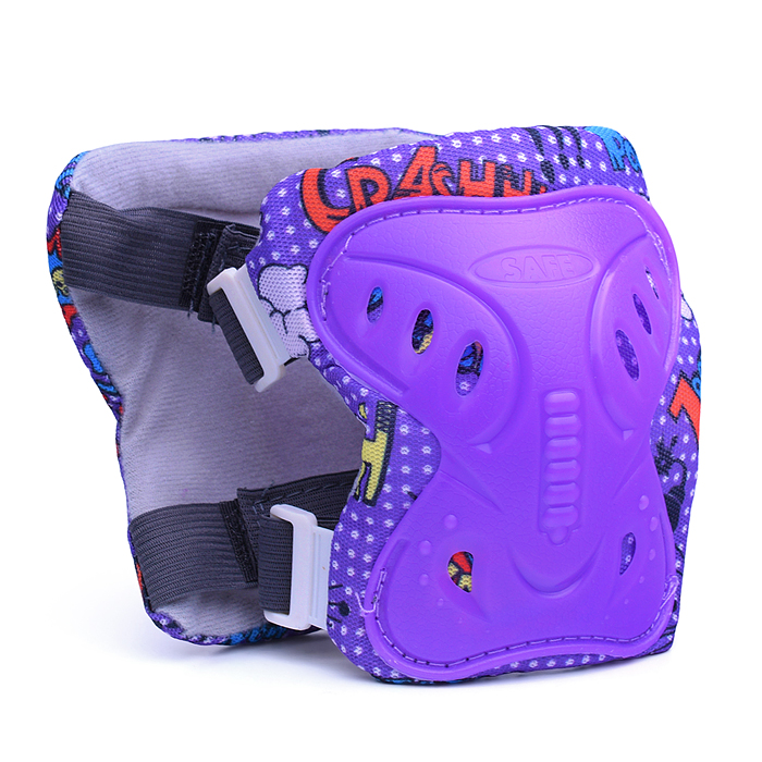 Комплект защиты для катания 00-3797 (цвет фиолетовый)