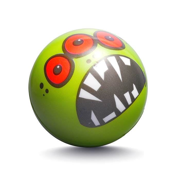 Мяч детский 00-7971 "Зубастик" PU (7см) в коробке