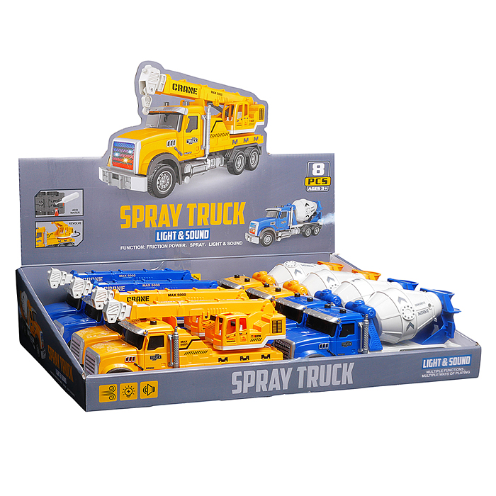 Машина YM-9920F "Про‑Машина" (свет, звук) в коробке