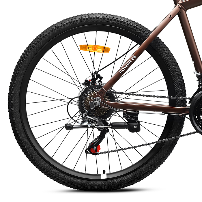 Велосипед 26" Rocket Rower, цвет коричневый, размер 18"