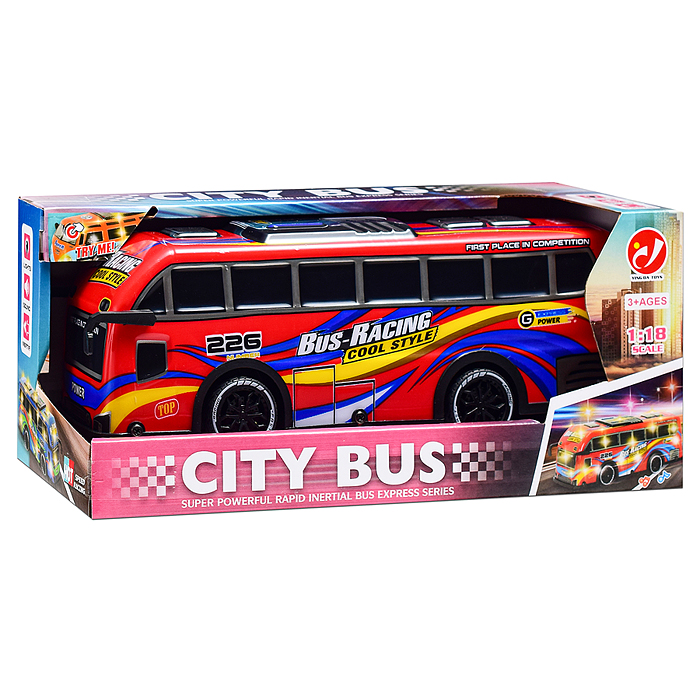 Машина YD084-2 "Легенда дорог" 1:18, свет, звук, в коробке