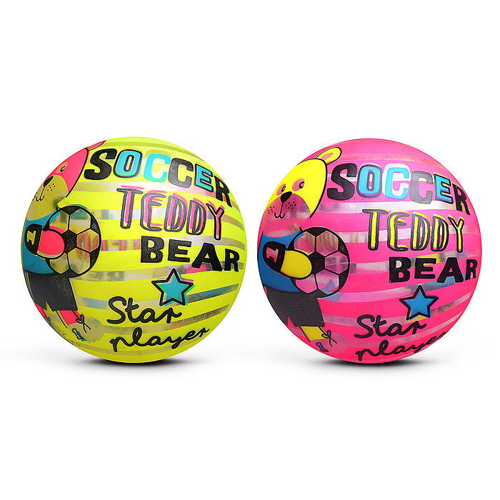 Мяч надувной детский PVC 00-8107 "Спортивный мишка" 22см 