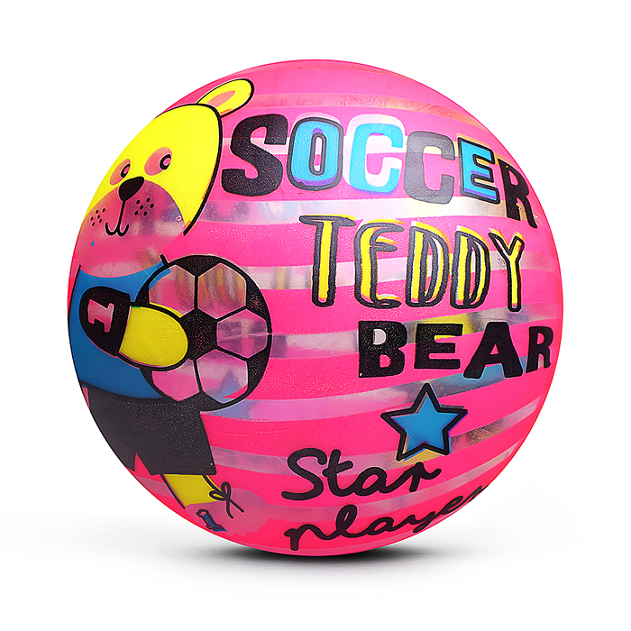 Мяч надувной детский PVC 00-8107 "Спортивный мишка" 22см 