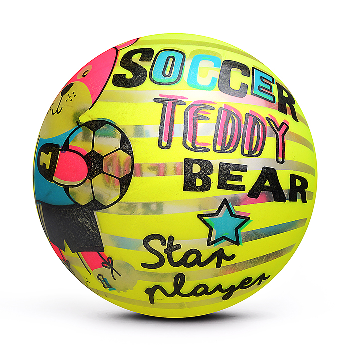 Мяч надувной детский PVC 00-8107 "Спортивный мишка" 22см 