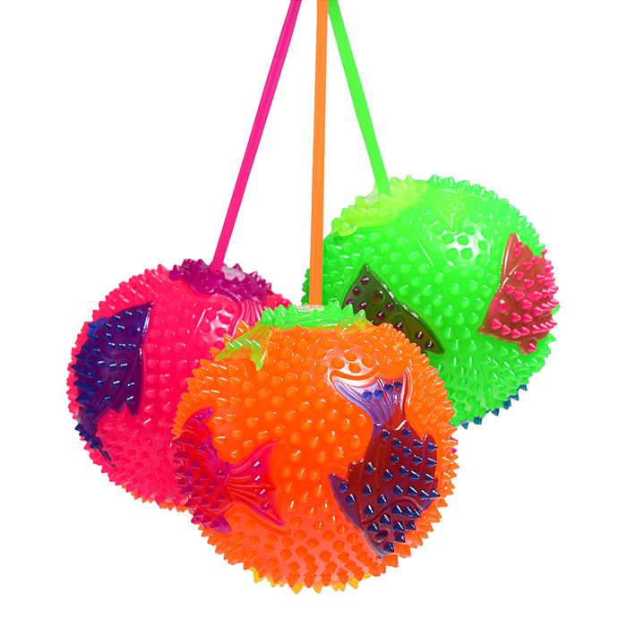 Игрушка-пищалка 00-8174 "Колючие рыбки" (7,5 см) в коробке