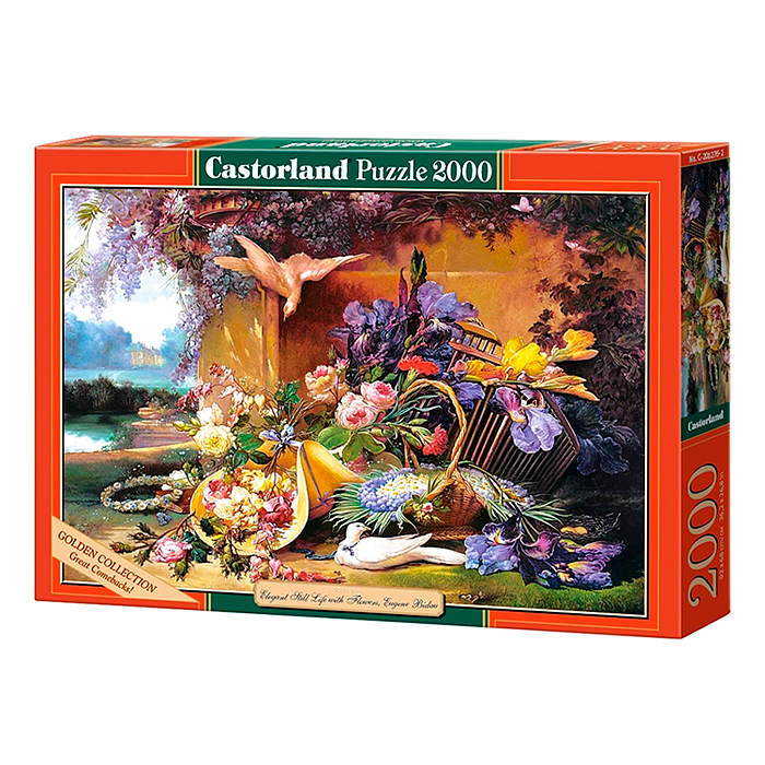 Пазлы 2000 "Живопись" (цветы)