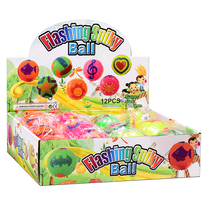 Игрушка-пищалка 00-8172 "Веселые кругляши" (7,5 см) в коробке 