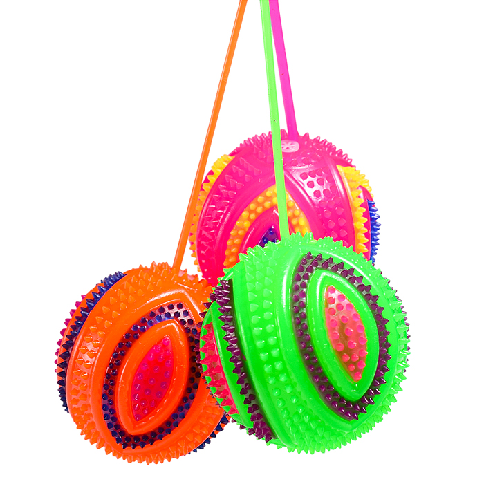 Игрушка-пищалка 00-8172 "Веселые кругляши" (7,5 см) в коробке 