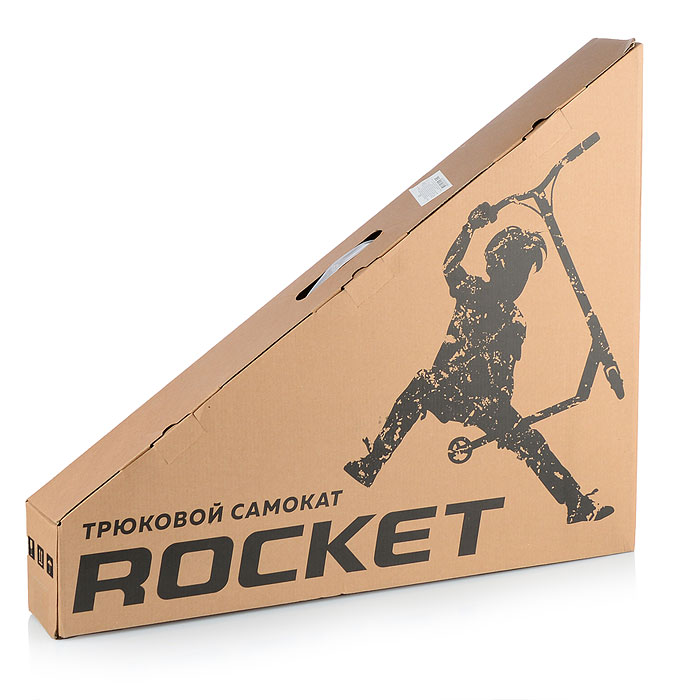 Самокат трюковый ROCKET,колеса PU/пластик 100 мм,ABEC 7, сиреневый