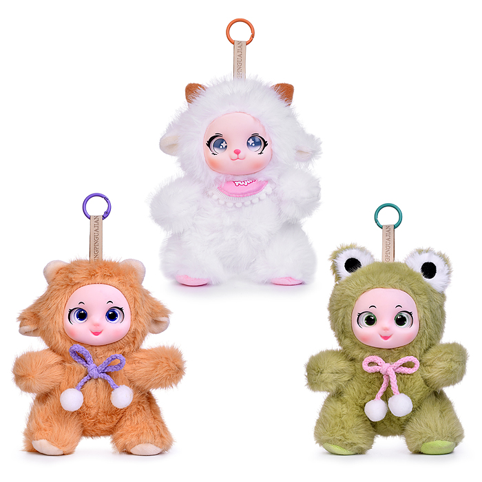 Мягкая игрушка M1668 "Кукла мягкая" 18 см