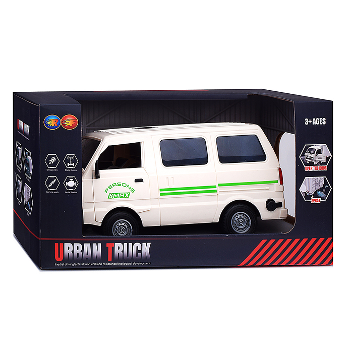 Машина 323-9A "Микровэн" 1:16,  свет, звук, в коробке