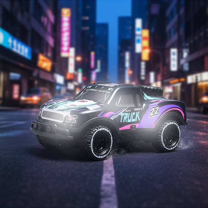 Машина YD080-4 "Яркий вседорожник 2" 1:20, свет, звук, в коробке