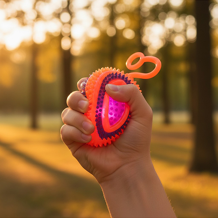 Игрушка-пищалка 00-8179 "Веселые кругляши 2" (6,5 см) в коробке