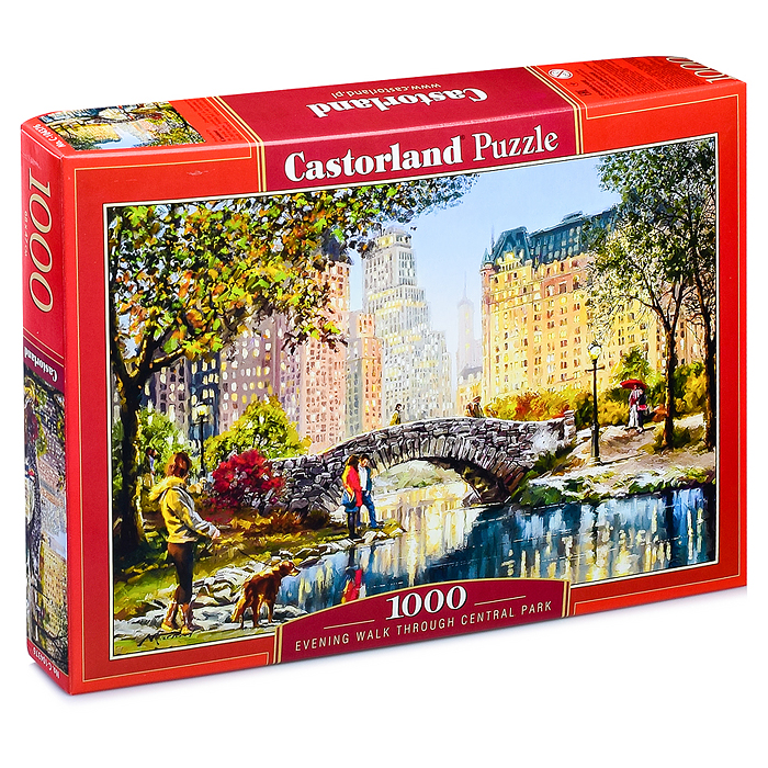 Пазлы 1000 "Вечерняя прогулка по Центральному парку"