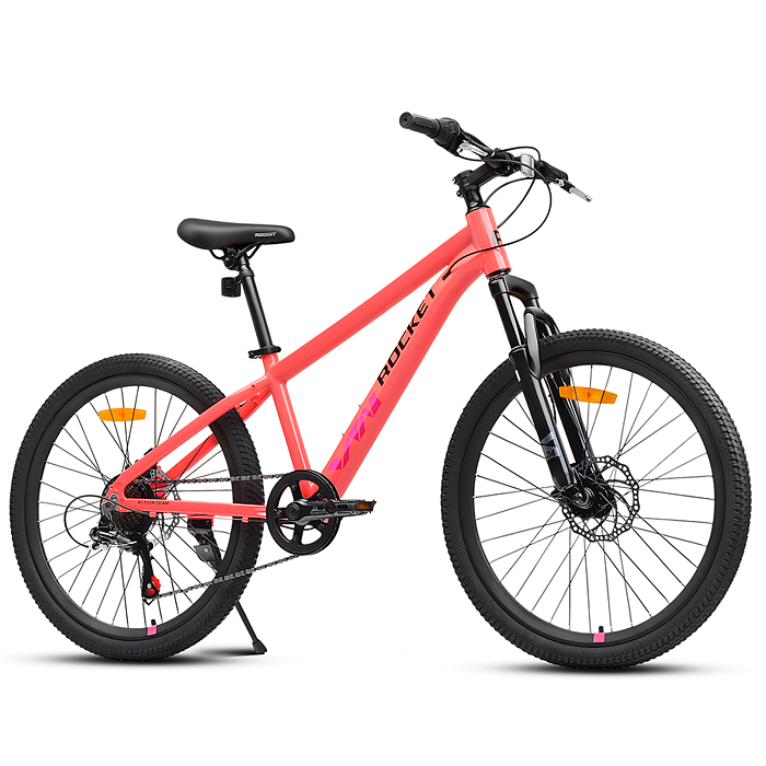 Велосипед 24" Rocket Rower, цвет розовый, размер 13"